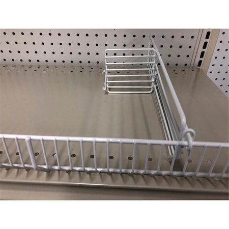 Trion Wire Binning Shelving Unit, White 9007311